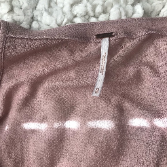 Free People Forever And Always size XS pink top - Picture 3 of 8